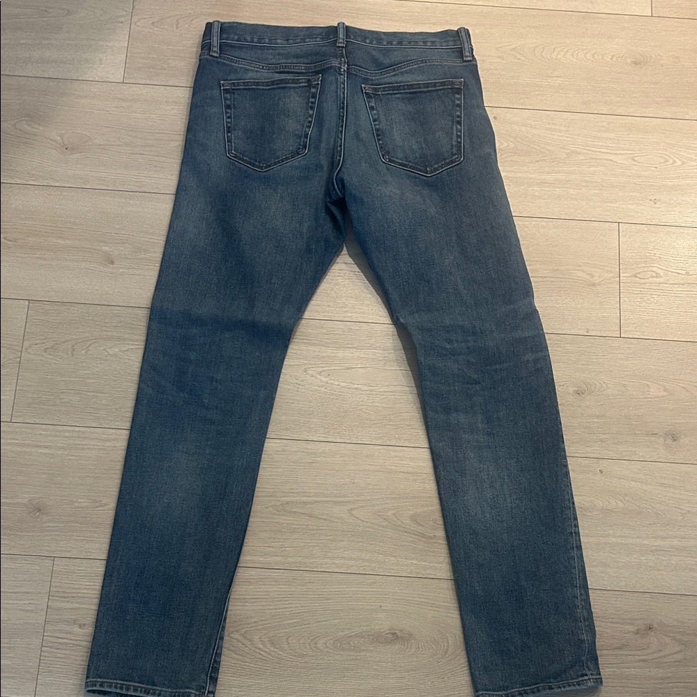Uniqlo Men's Dark Blue Straight Jeans